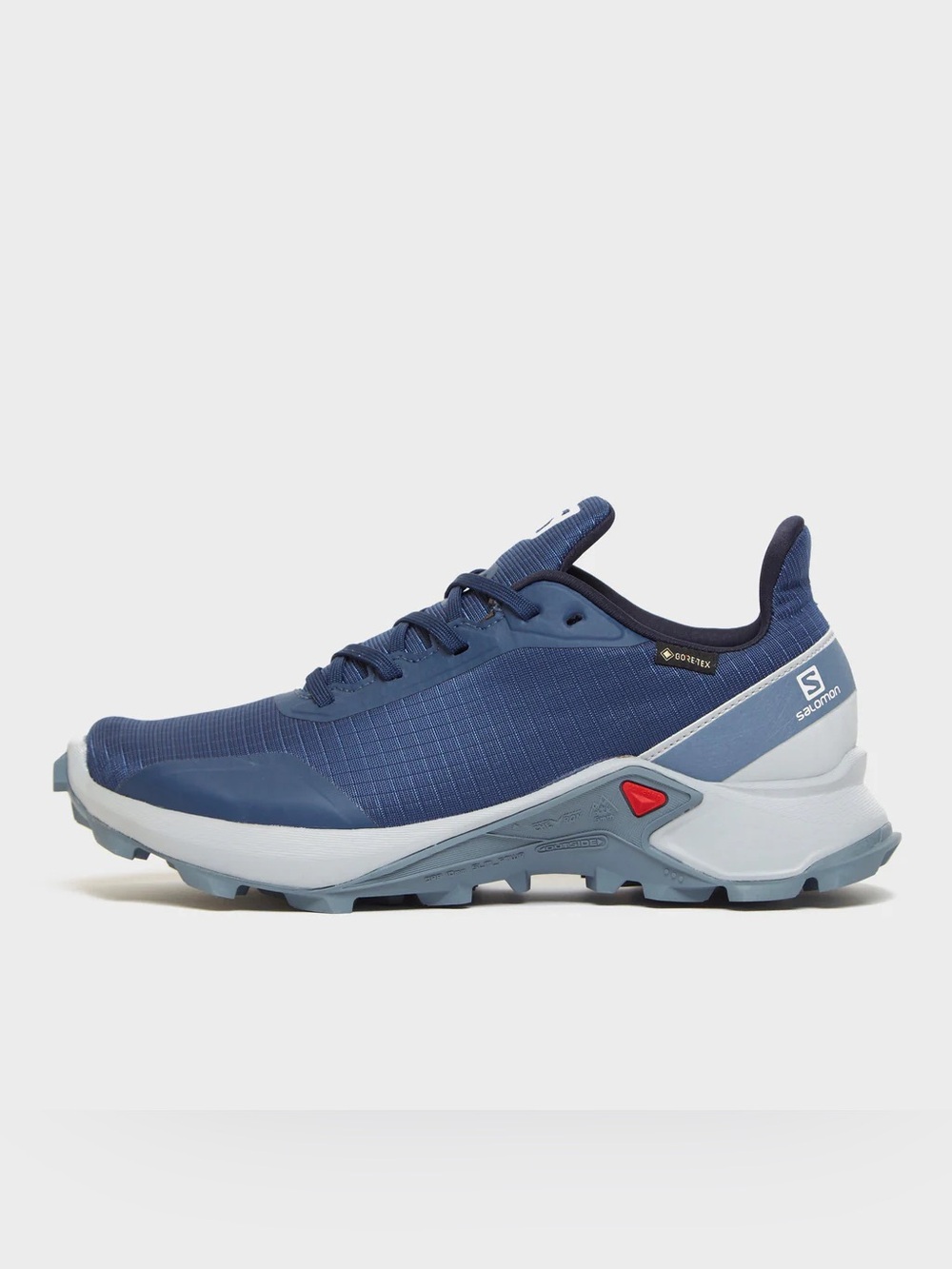 Salomon Women’s Alphacross Navy and Gray Trail Running Shoes 8.5